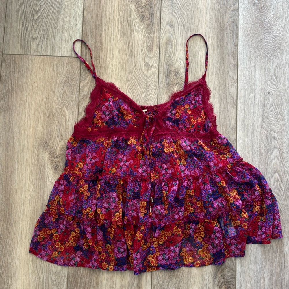 Free People Merrie's Garden Top Medium